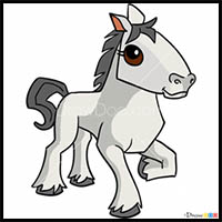 How to Draw Horse, Animal Jam
