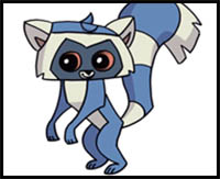 How to Draw Animal Jam Lemur