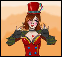 How to Draw Mad Moxxi from Borderlands