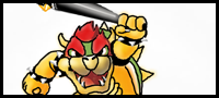 How to Draw Bowser