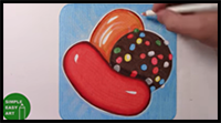 How to Draw Logo, Candy Crush