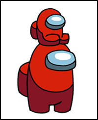 How to Draw Mini Crewmate | Among Us