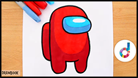How to Draw AMONG US Character Easy!