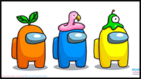 How to Draw AMONG US Game Skins