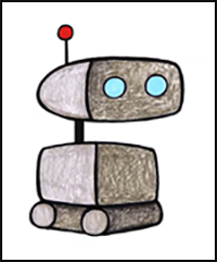 How to Draw AMONG US Pet Robot