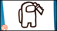 How to Draw Among Us Imposter - Easy Pictures to Draw