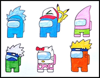 How to Draw Among Us