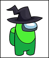 How to Draw Witch | Among Us