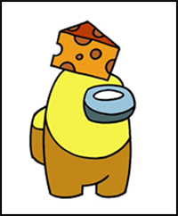 How to Draw Mr. Cheese | Among Us