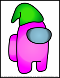 How to Draw Elf Hat from Among Us