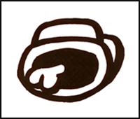 How to Draw Among Us Character - Dead - Easy Drawing Lesson