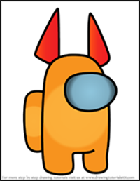 How to Draw Devil from Among Us