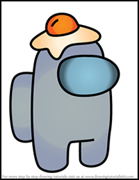 How to Draw Egg Hat from Among Us