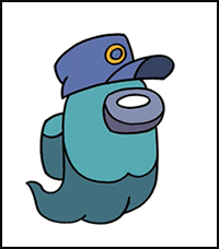 How to Draw Ghost | Among Us