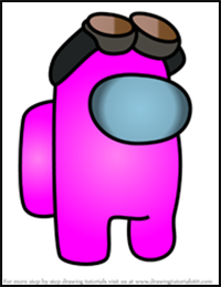 How to Draw Goggles from Among Us