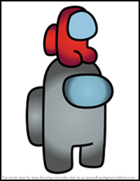 How to Draw Crewmate Hat from Among Us