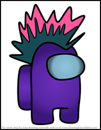How to Draw Mohawk from Among Us