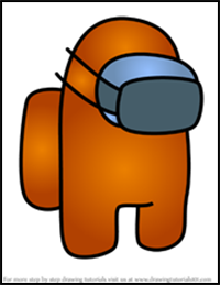 How to Draw Mask from Among Us