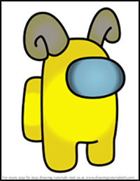 How to Draw Goat Horn from Among Us