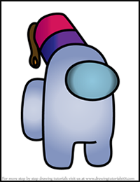 How to Draw Fez Hat from Among Us