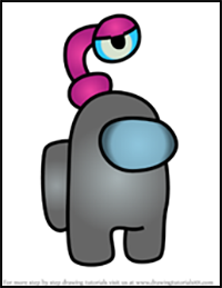 How to Draw Eyeball Lamp from Among Us