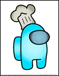 How to Draw Chef's Hat from Among Us
