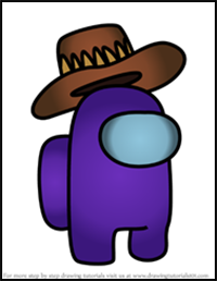 How to Draw Bush Hat from Among Us