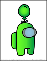 How to Draw Balloon Hat from Among Us