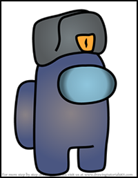 How to Draw Ushanka from Among Us