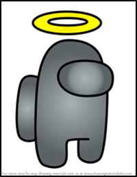 How to Draw Angel Halo from Among Us