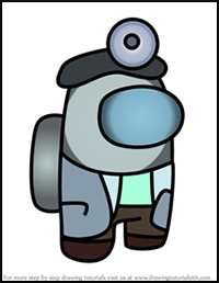 How to Draw Stethoscope from Among Us