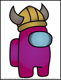 How to Draw Viking from Among Us