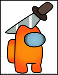 How to Draw Sword from Among Us