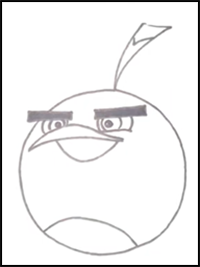 How to Draw Bomb | Angry Birds