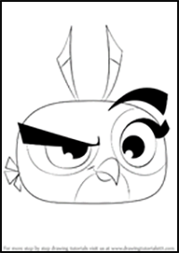 How to Draw Dahlia from Angry Birds