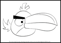 How to Draw Hal from Angry Birds
