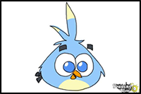 How to Draw Angry Bird Luca from Angry Birds Stella
