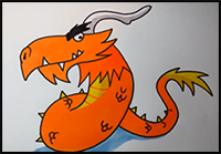 How to Draw the Mighty Dragon (Angry Birds)