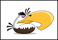 How to Draw Mighty Eagle | Angry Birds