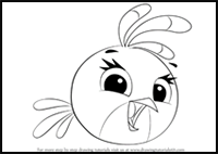 How to Draw Stella from Angry Birds