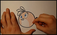 How to Draw Pink Bird - Stella from Angry Birds