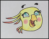 How to Draw Angry Birds | Poppy | Very Easy