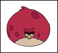 How to Draw Terence from Angry Birds
