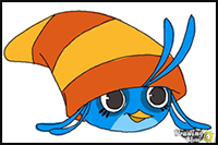 How to Draw Angry Bird Willow from Angry Birds Stella