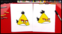 How to Draw Chuck from Angry Birds