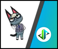 How to Draw Raymond from Animal Crossing