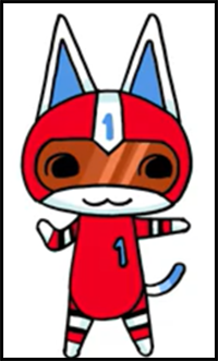 How to Draw Kid Cat | Animal Crossing