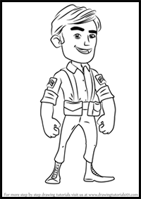 How to Draw Villager from Boom Beach