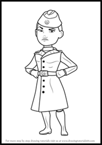 How to Draw Colonel Gearheart from Boom Beach