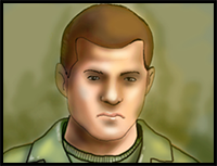 How to Draw Alex Mason from Call Of Duty: Black Ops